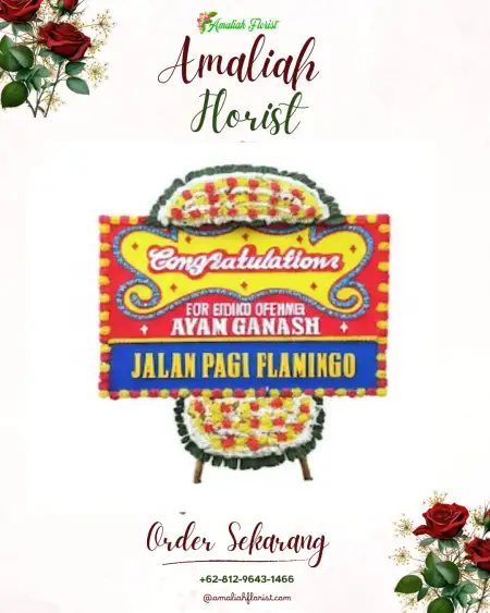 Sewa Papan Bunga Geyongan